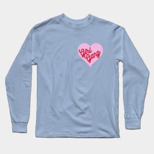 Girl Gang Heart Pocket Shirt Long Sleeve T-Shirt